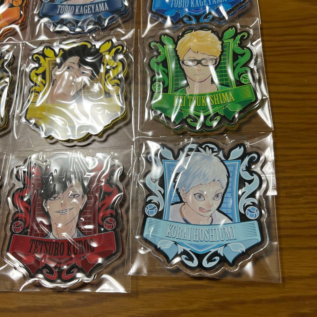 ハイキュー　JF アクリルバッジコレクション　全種セット
