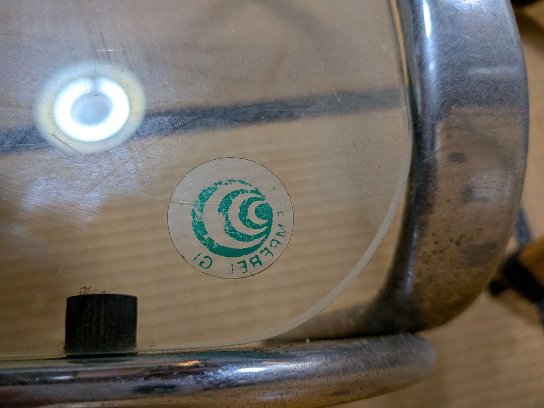 ガラステーブル　昭和レトロ