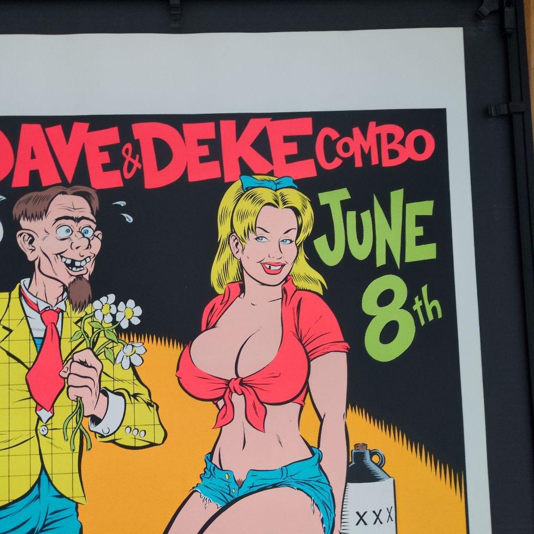 THE DAVE & DEKE COMBO シルクスクリーンポスター coop