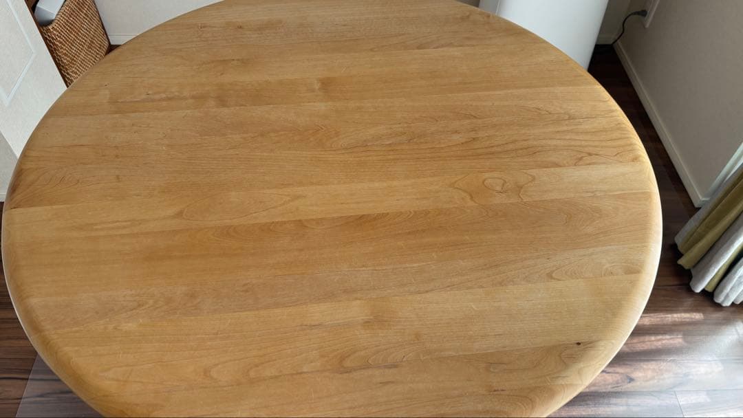 モモナチュラル MOCHA 950 TABLE 円形ダイニングテーブル