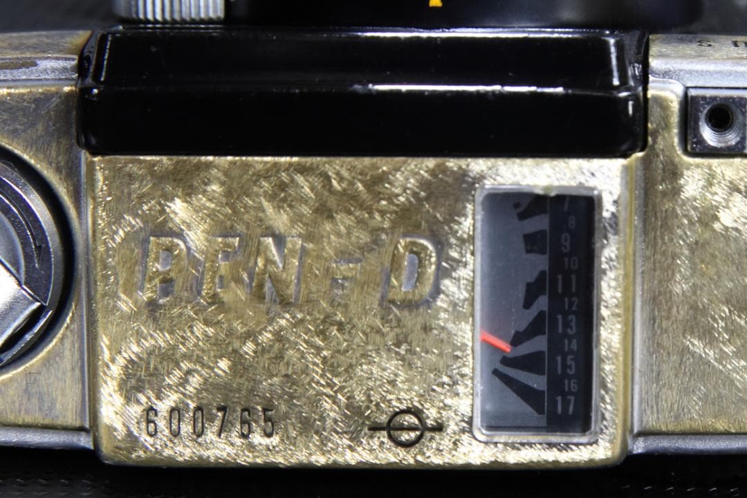 OH済 OLYMPUS PEN D F1.9 露出計OK 真鍮調カスタム