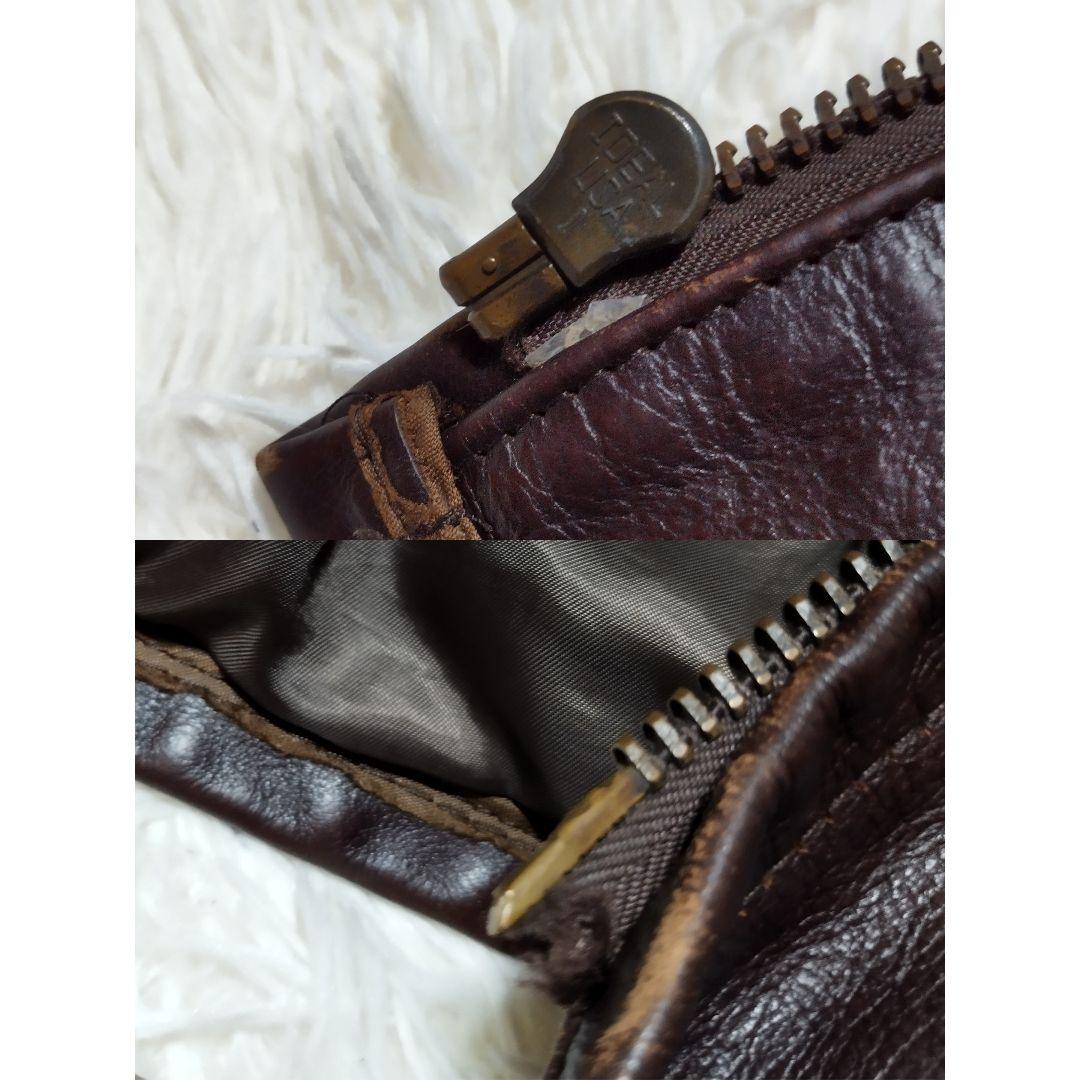 ライナー欠品　ダメージ多　Schott シングルライダース ATV101 茶40