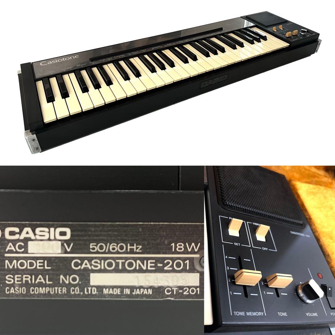 初期【1980年製】Casiotone 201 CT-201 完動品 ケース付き
