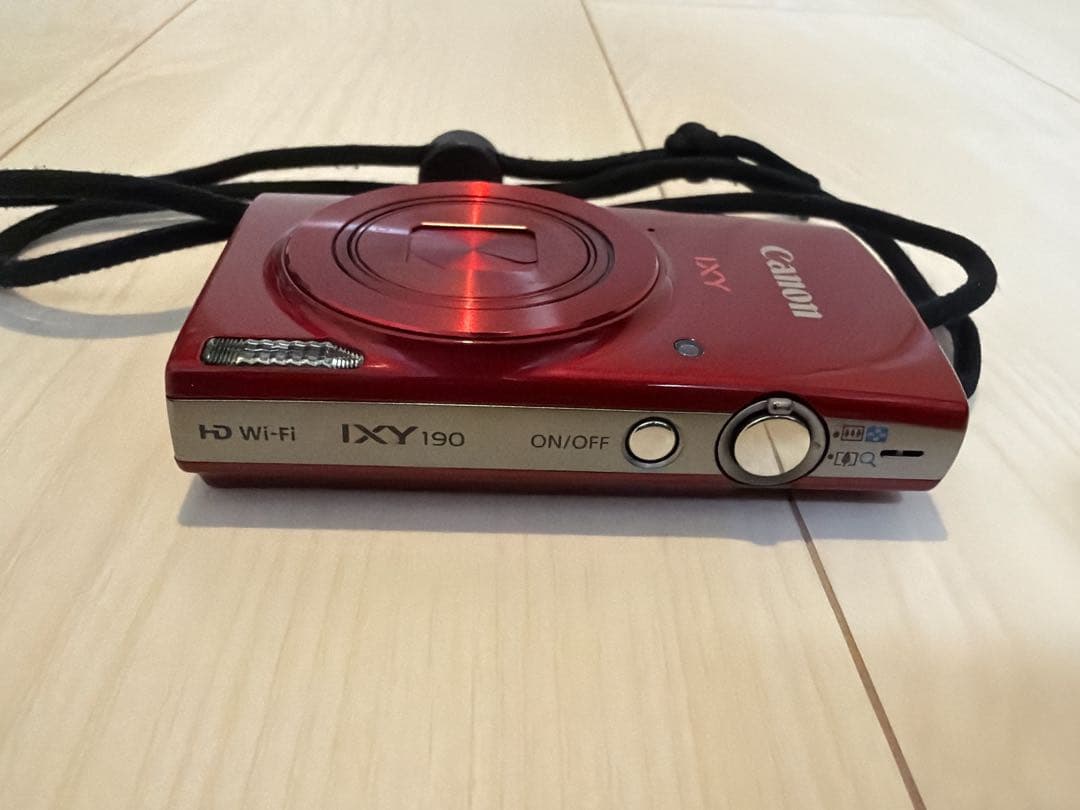 Canon IXY190 コンパクトデジタルカメラ 赤 レッド Wi-Fi HD