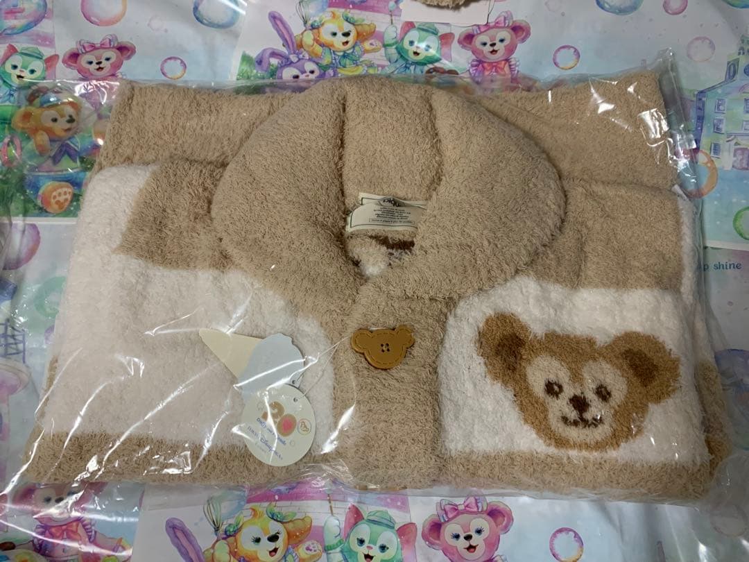 ダッフィー ブランケット カーディガン ジェラートピケ