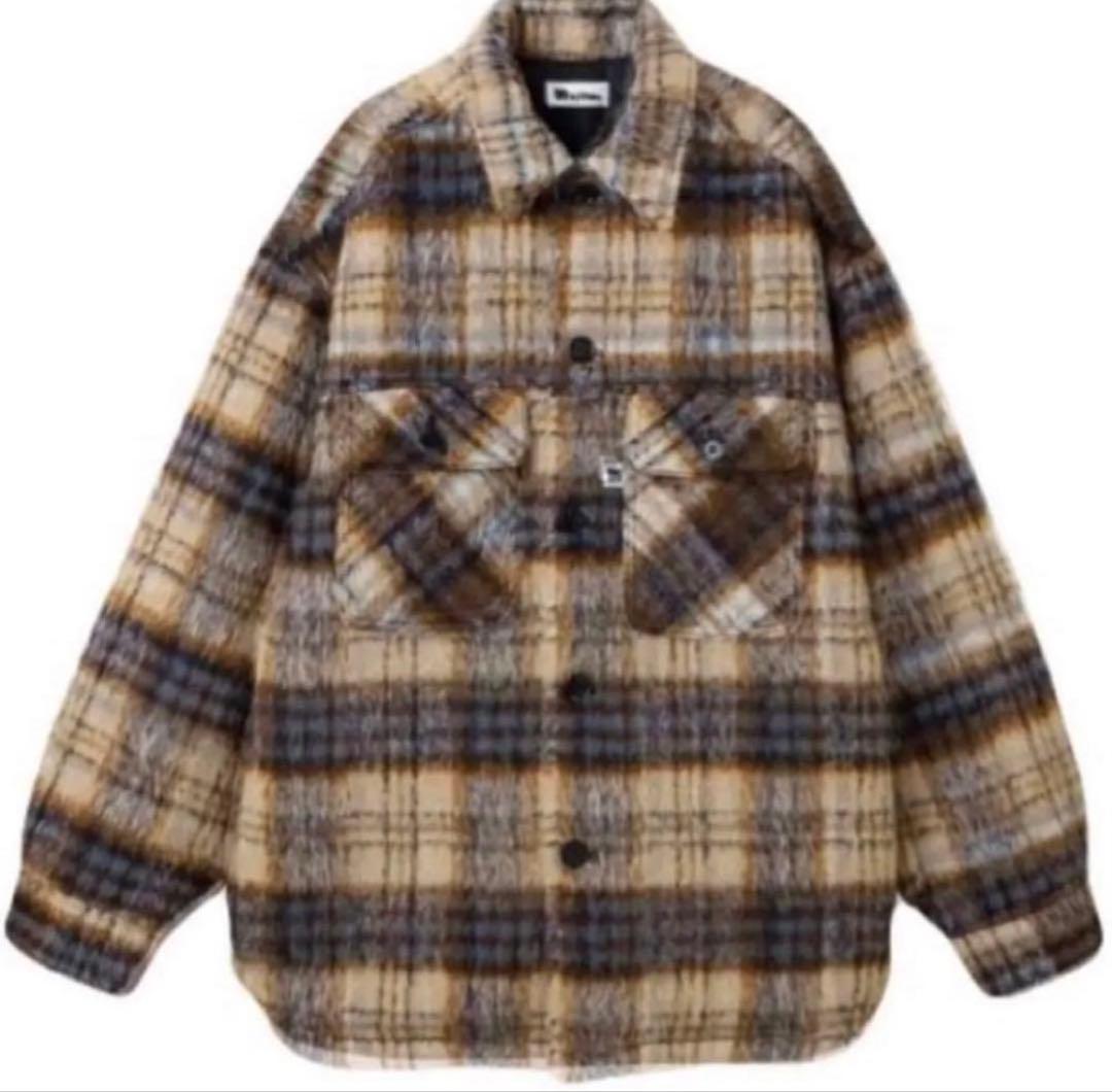 Naptime. チェック中綿ジャケット IVORY 【M】