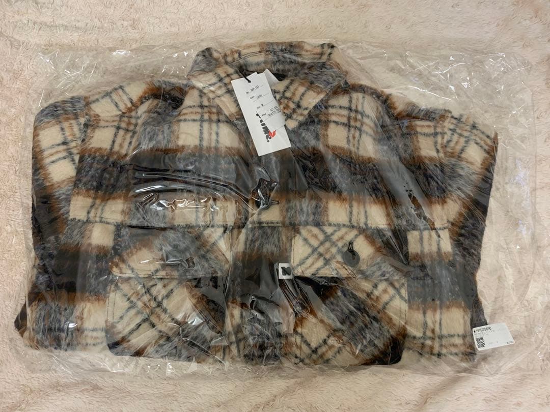 Naptime. チェック中綿ジャケット IVORY 【M】