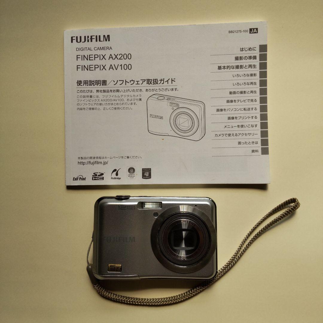 FUJIFILM FinePix AX200 コンデジカメ SD付 USED