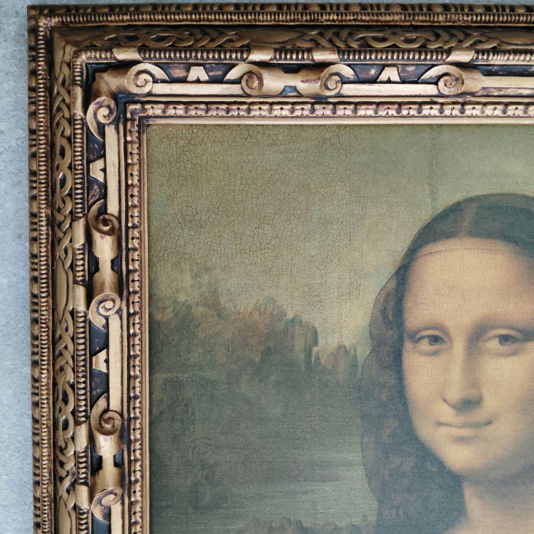 特大　レオナルド・ダ・ヴィンチ　額装絵画　モナ・リザ　20号　レプリカ　おまけ