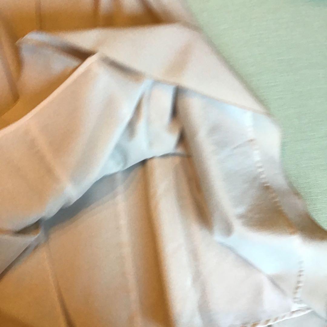 FOXEY ピンクベージュ ノースリーブ Aラインドレス40