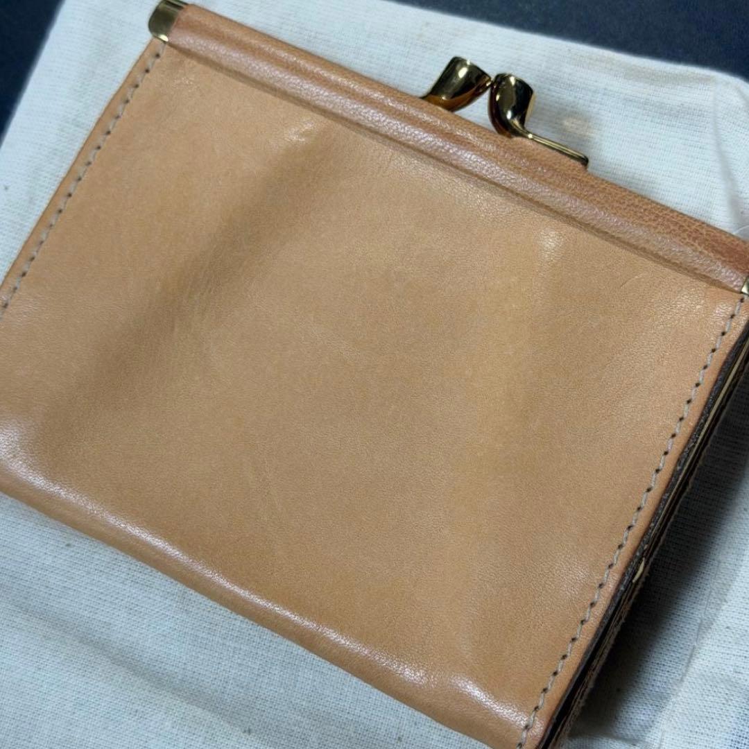 IL BISONTE ベージュ 二つ折り財布