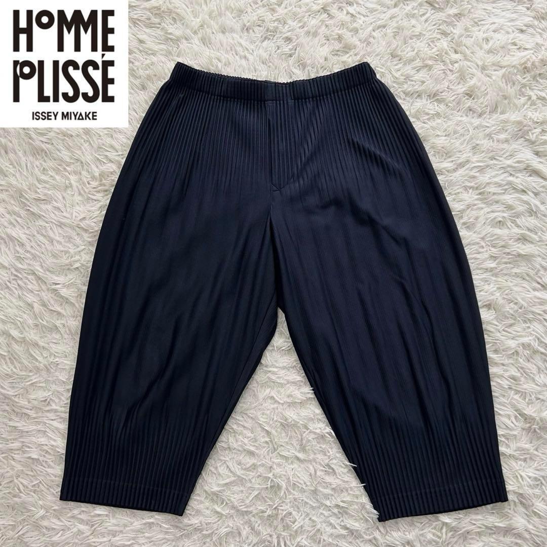 【極美品】オムプリッセ　消しプリーツパンツ　サイズ3