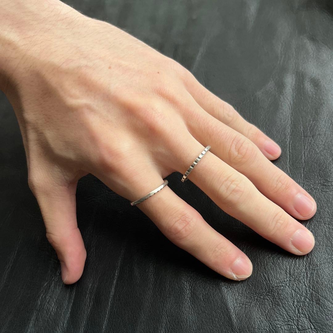 フランス　スターリング　シルバー　リング　セット　ヴィンテージ　ユーロ　ST0