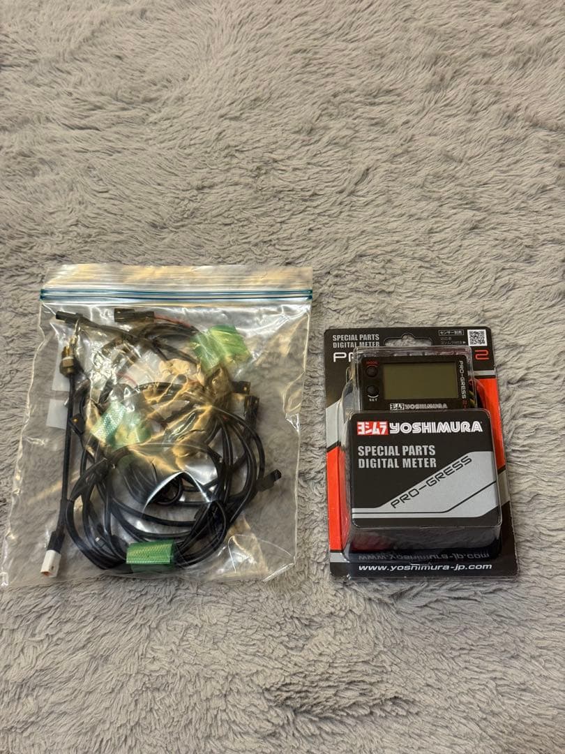 ヨシムラ PRO-GRESS2 メーター 温度センサー付 美品 バイク