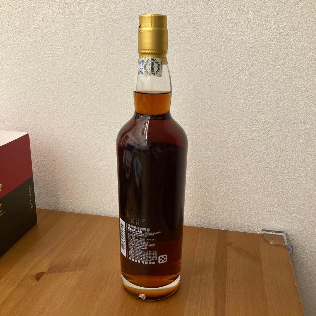 KAVALAN SOLIST Manzanilla 台湾ウィスキー 木製ボックス