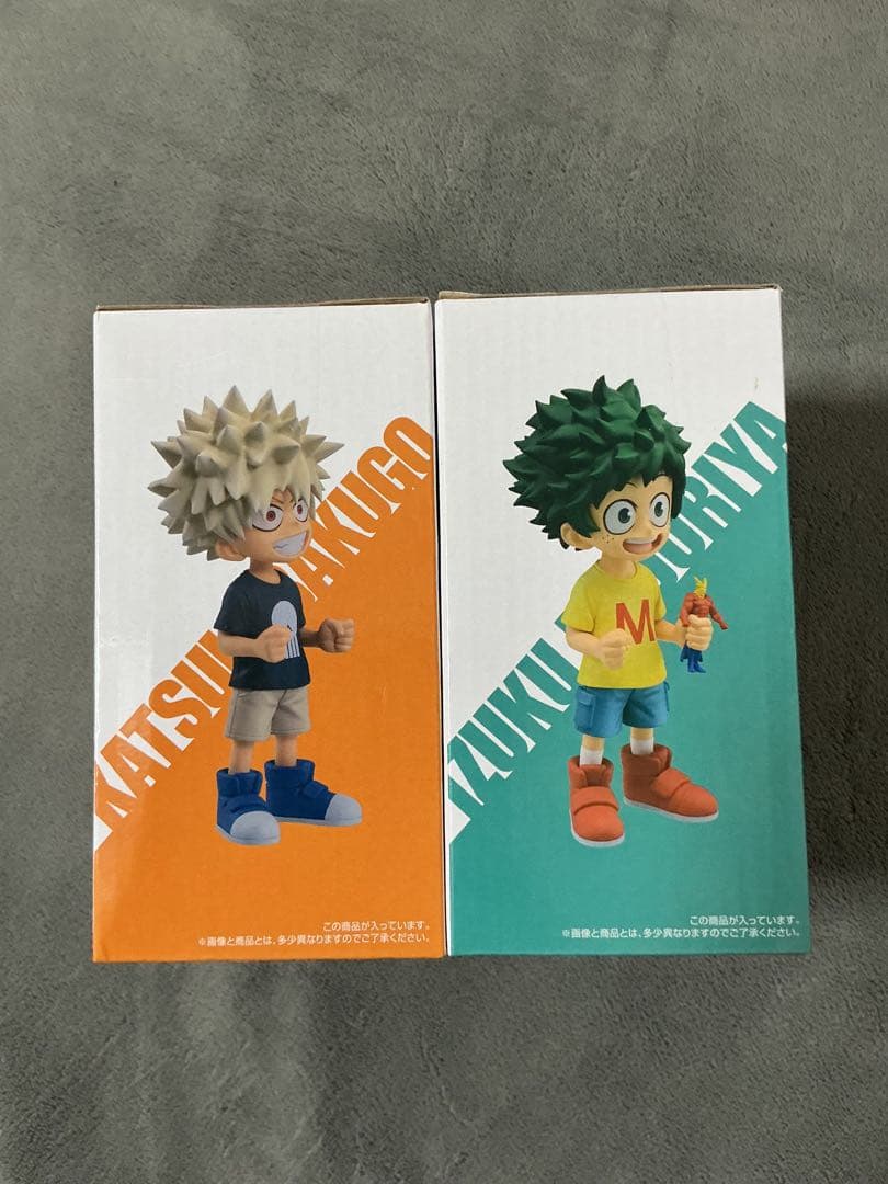 僕のヒーローアカデミア 一番くじ 二人のあこがれ C賞緑谷出久 E賞爆豪勝己