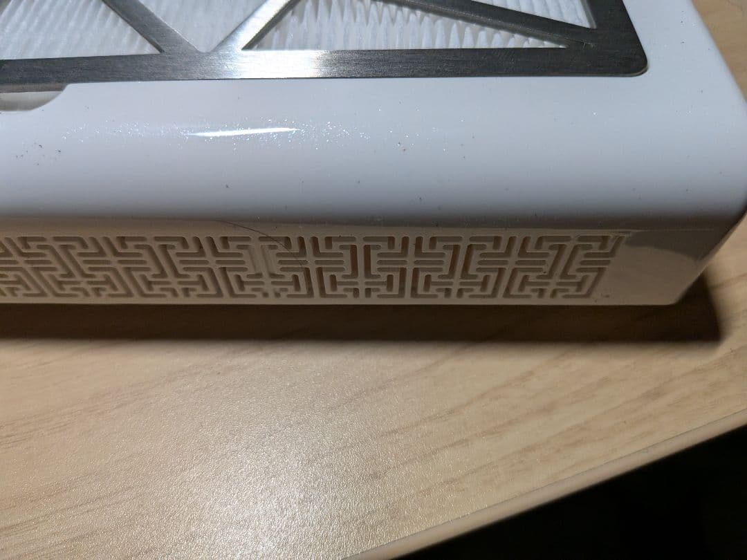 【プロ用】ネイルダストコレクター 集塵機 ファン付き ホワイト