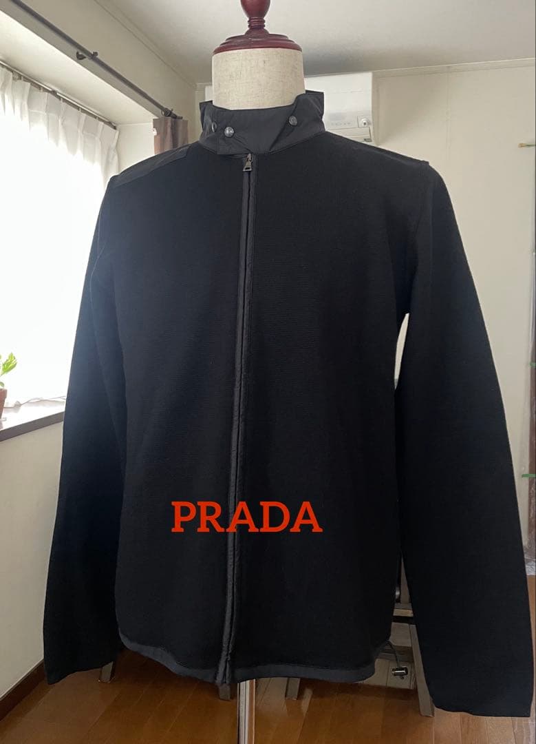 PRADA プラダ　ニット　ジャケット　メンズ　アウター