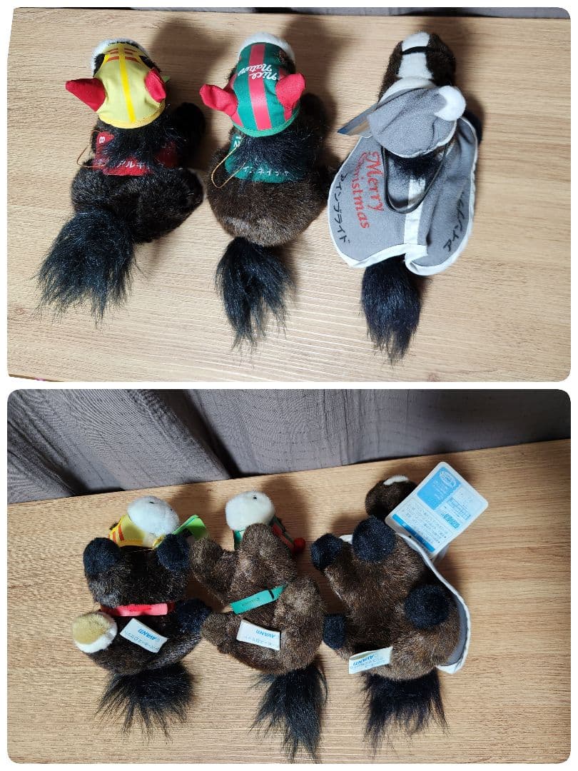 競走馬 ぬいぐるみセット 競馬 サラブレッド クリスマス