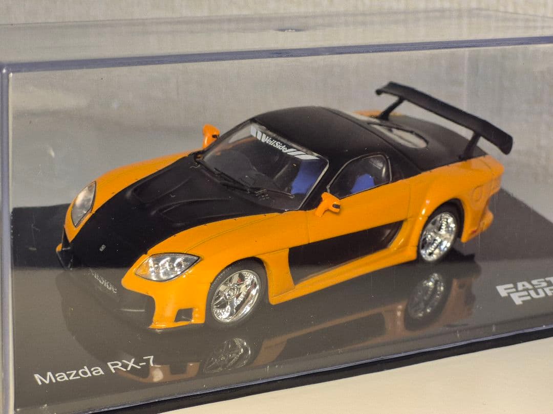 1/43　ワイルドスピード カーコレクション　RX-7／ランエボ