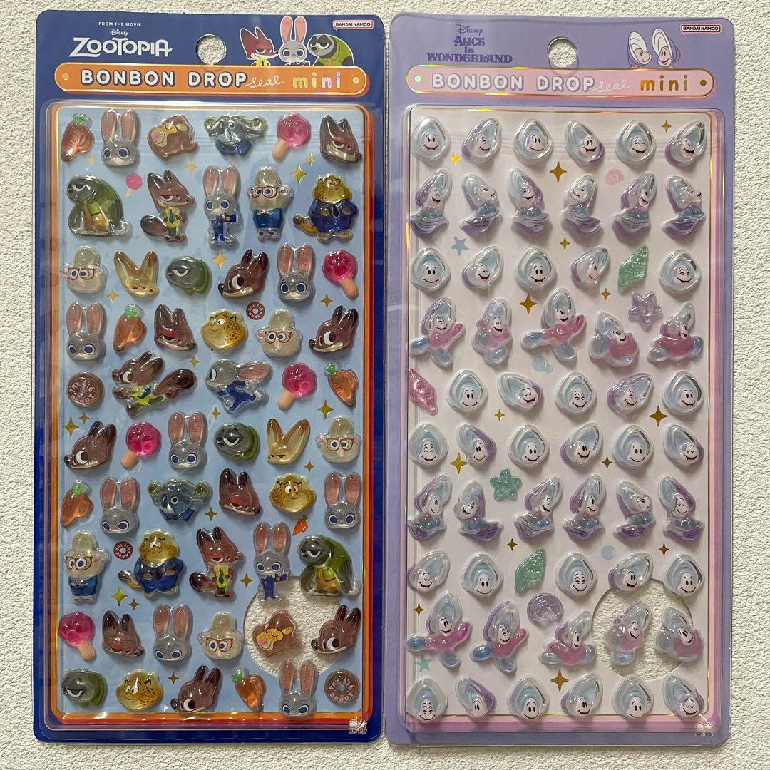 【正規品】 ディズニー ボンボンドロップシール mini 全種 セット