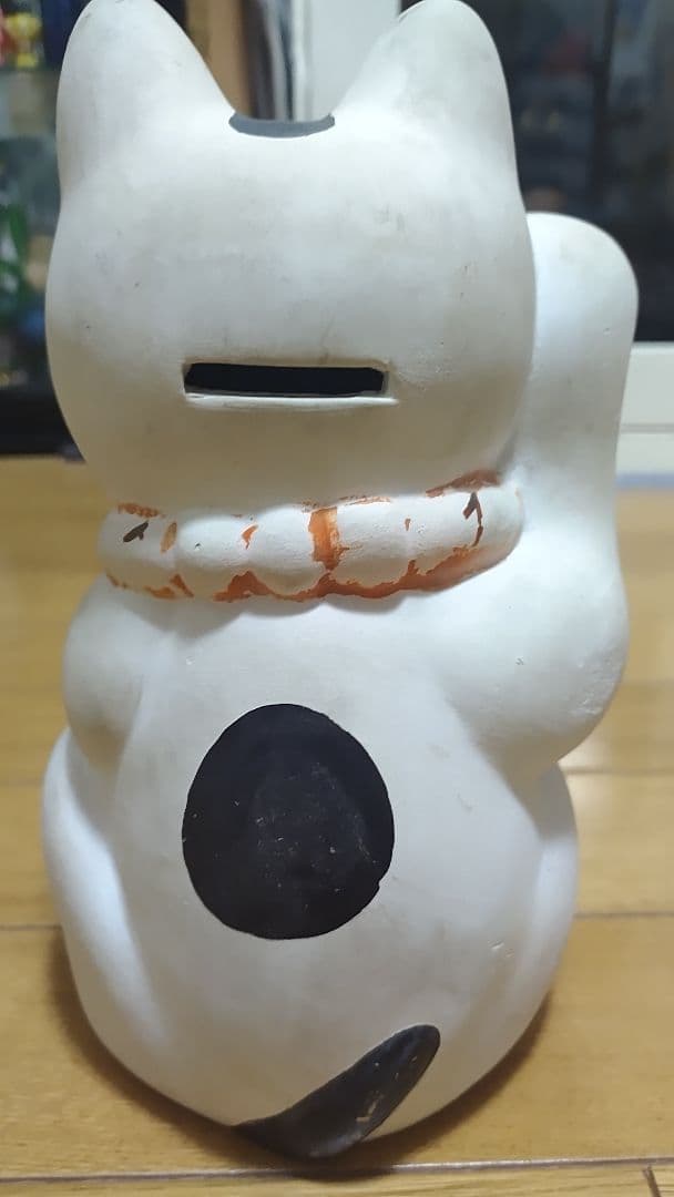 ヒゲタ醤油招き猫 時代物