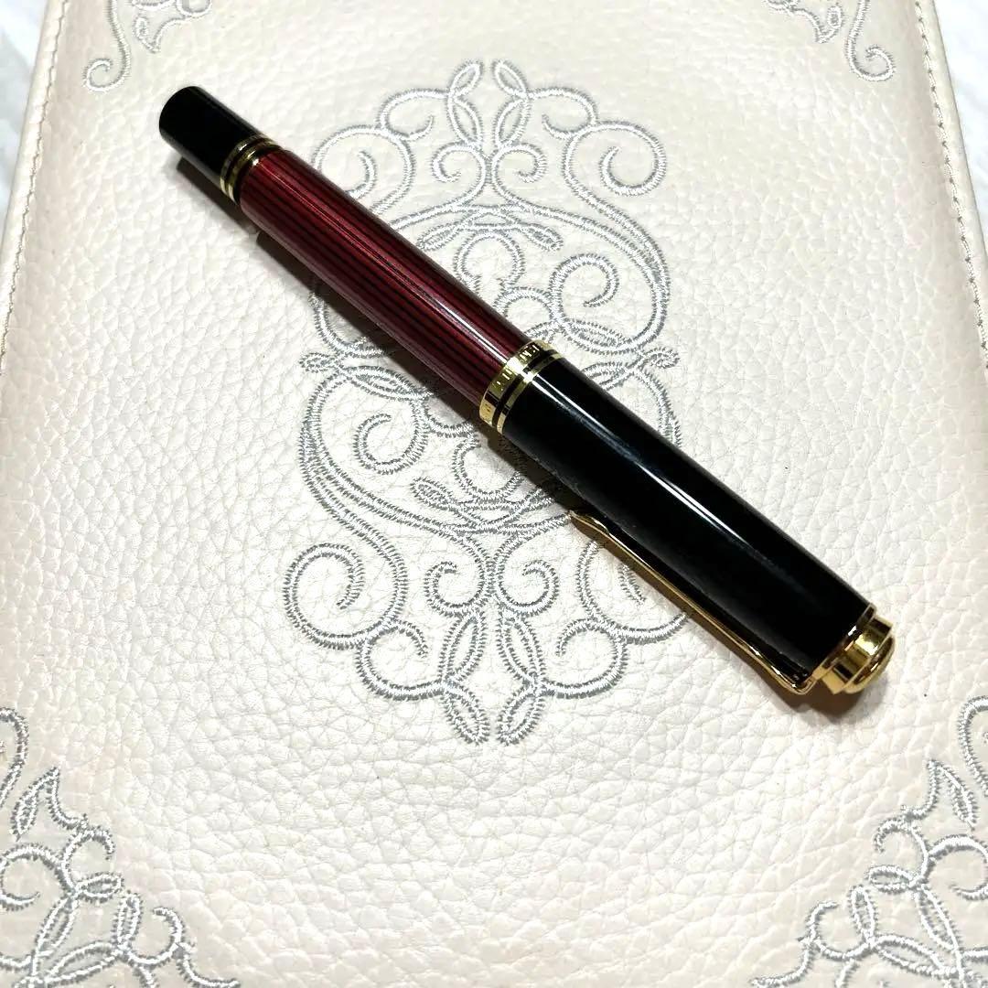 ペリカン　万年筆　スーべレーン　M800 k18 赤