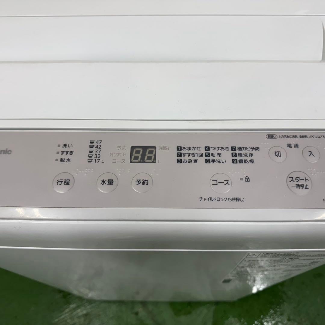 190 パナソニック　24年製　洗濯機　5キロ　小型　一人暮らし　ホワイトカラー