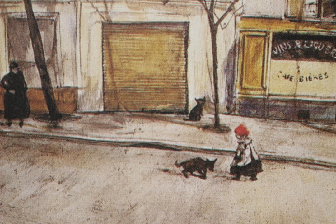 藤田嗣治 エスタンプリトグラフ ホテルエドガーキネ 75部限定