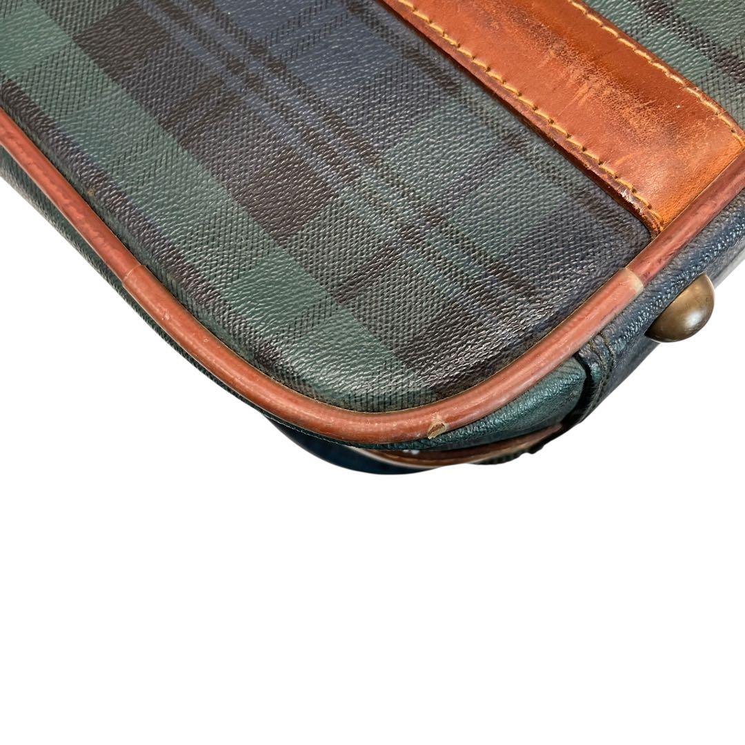 【希少】ラルフローレン トラベルバッグ ブラックウォッチ PVC レザー 大容量