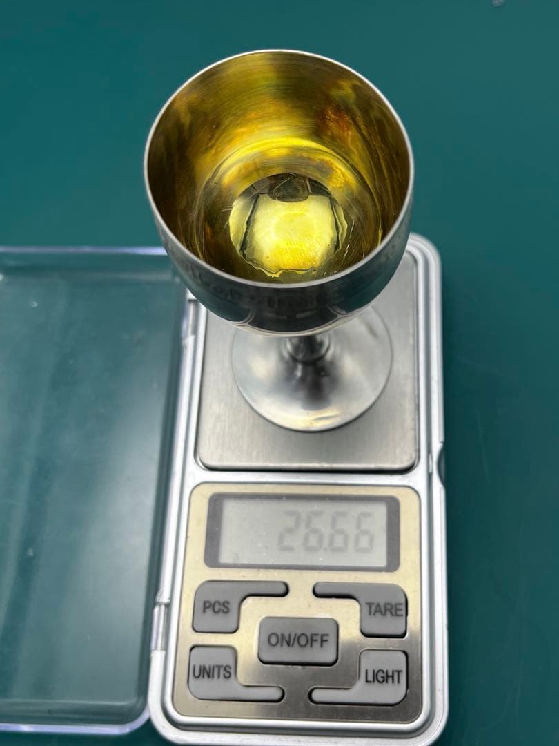 純銀盃 26.66g 純銀三越 刻印有り