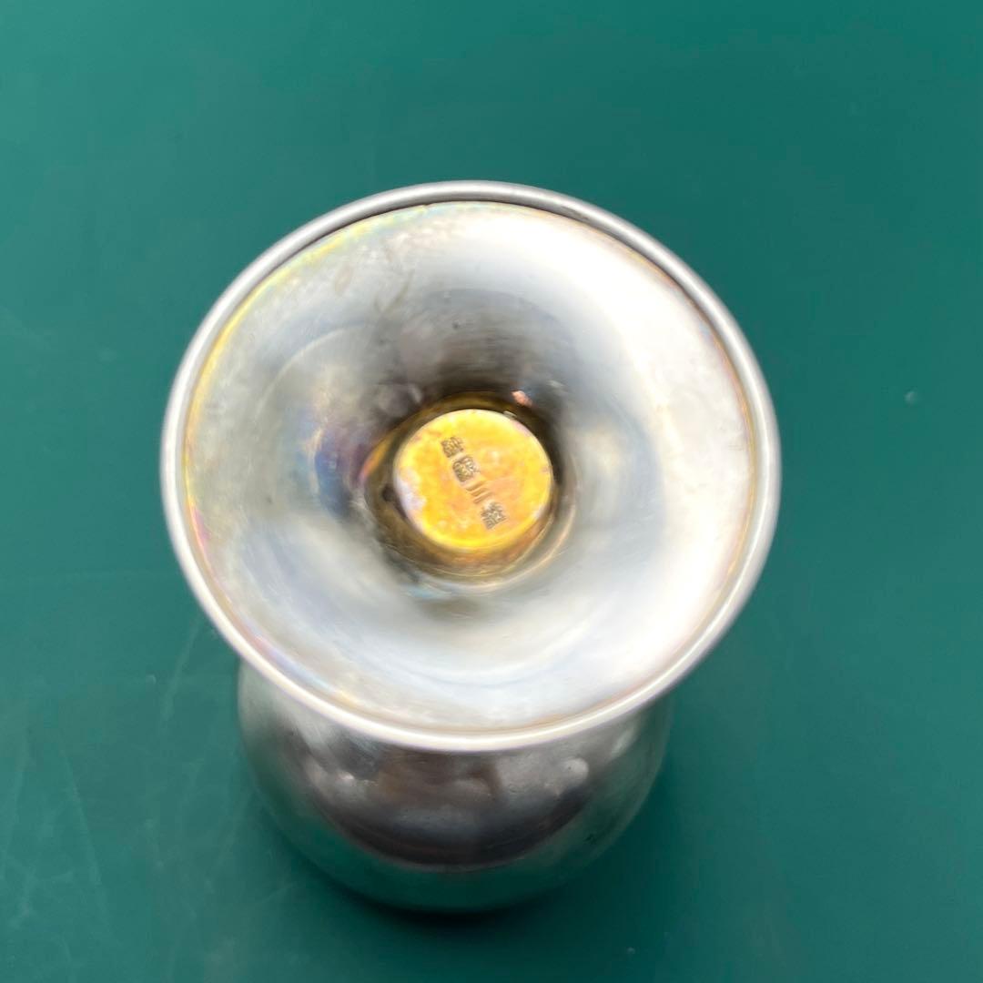 純銀盃 26.66g 純銀三越 刻印有り