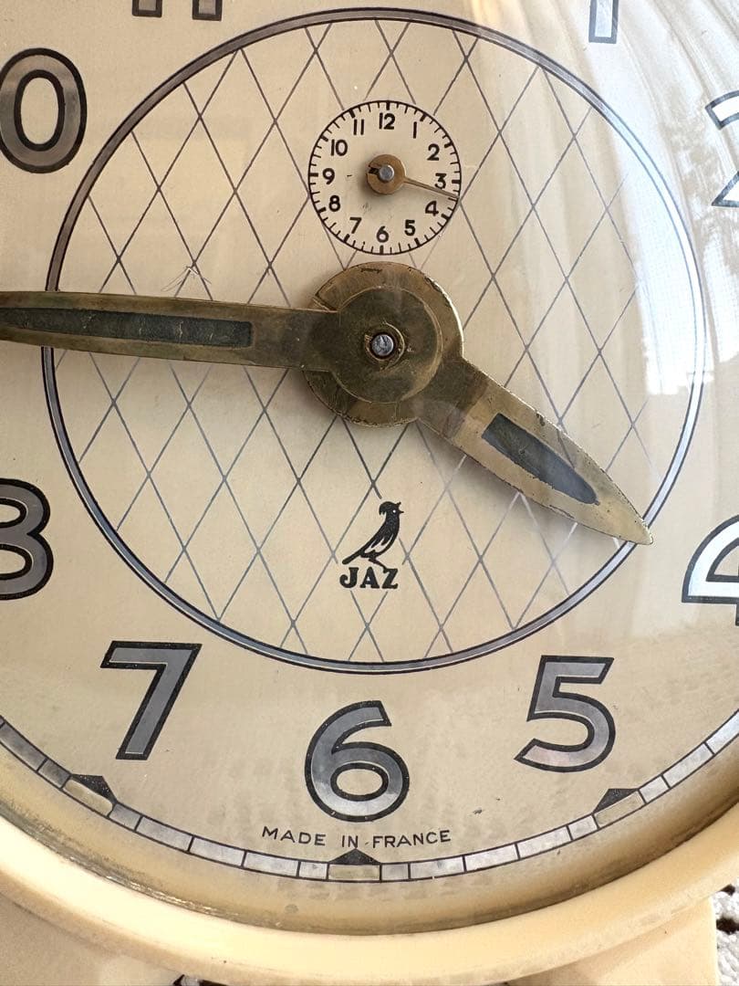 フランスヴィンテージ　JAZ 目覚まし時計　アメリ　キレンジャク　ディスプレイ品