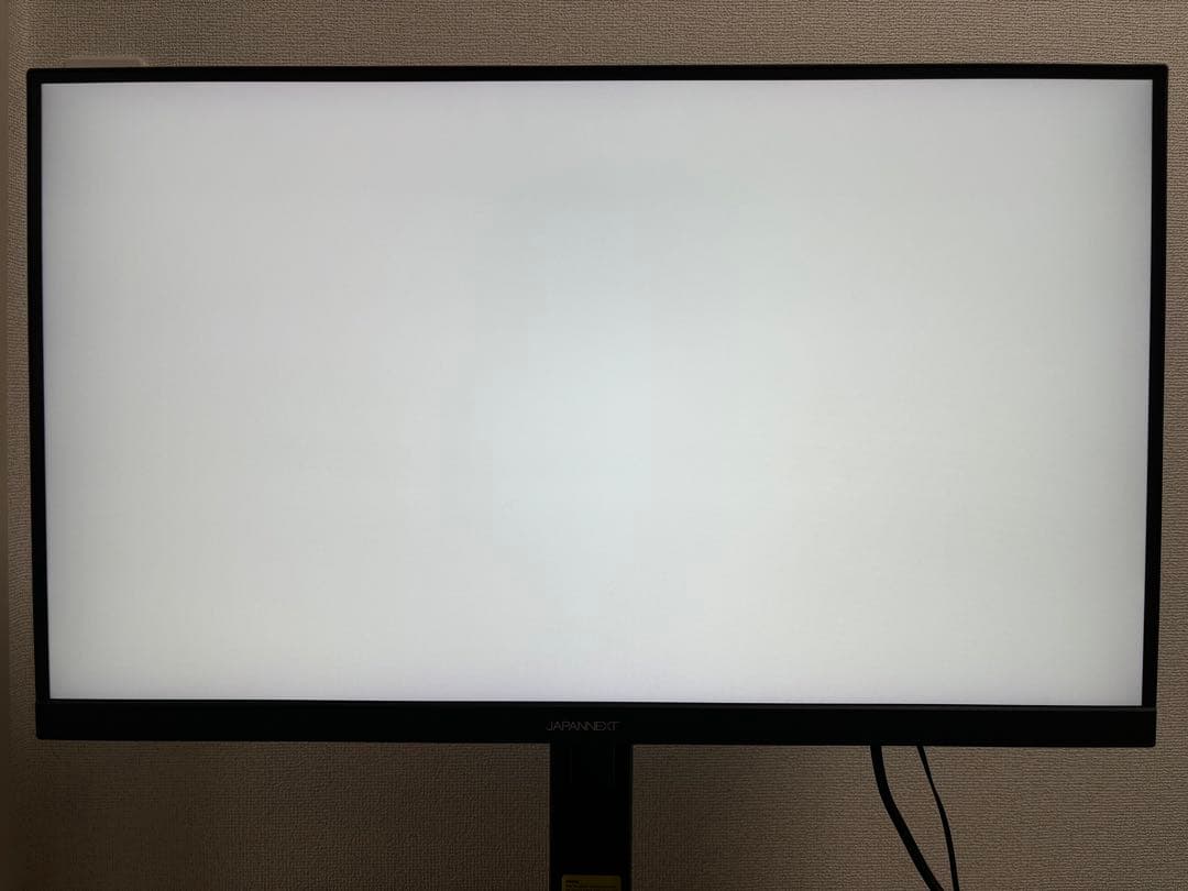 4K 27インチ モニター JAPAN NEXT JN-V27UHD スタンド付