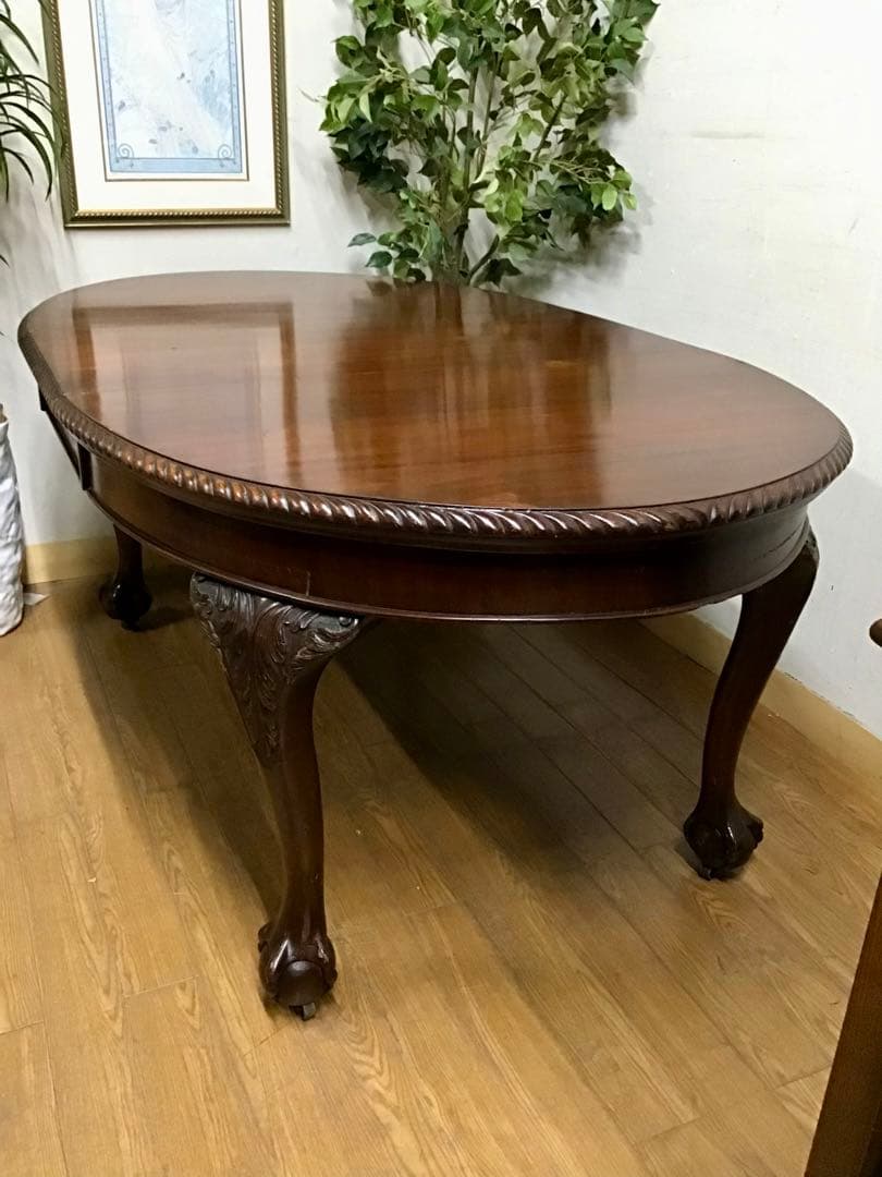 UZZY☆管360☆イギリス製☆チッペンデールエクステンションテーブル