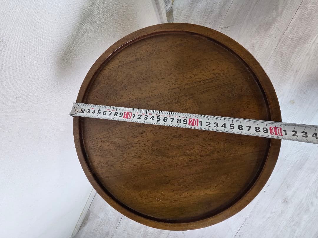 ルメスツール　ウォールナット材　高さ調整可能