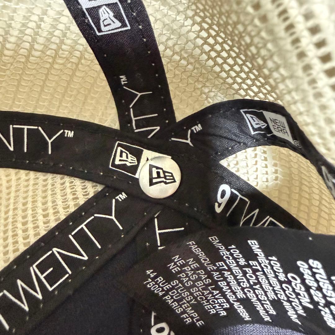 STUSSY NEWERA メッシュキャップ