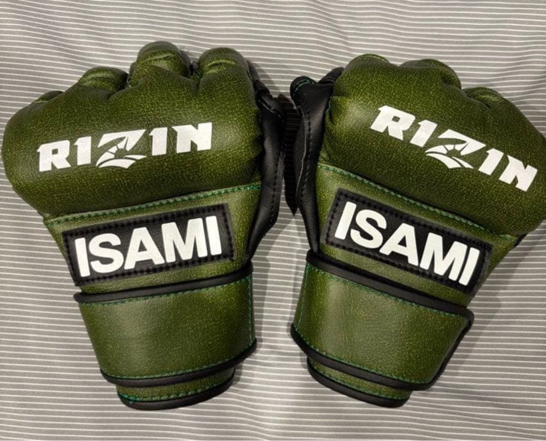 最終値下げRIZIN ISAMI オープンフィンガーグローブ