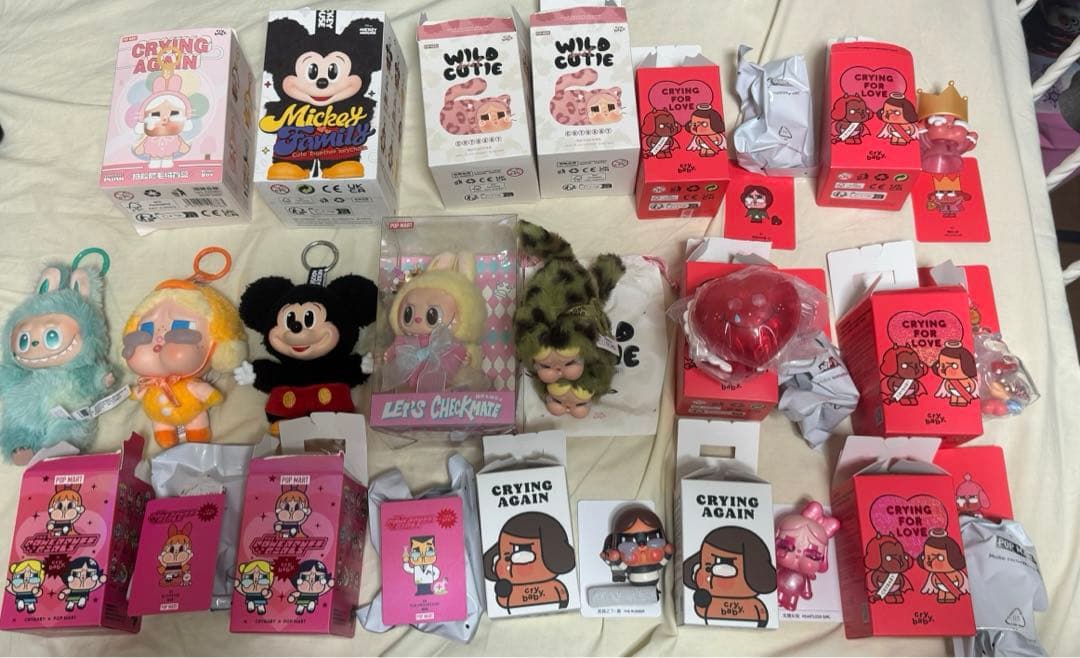 ⭐︎正規品⭐︎ポップマート ラブブ クライベイビー 15点セット フィギュア ぬい