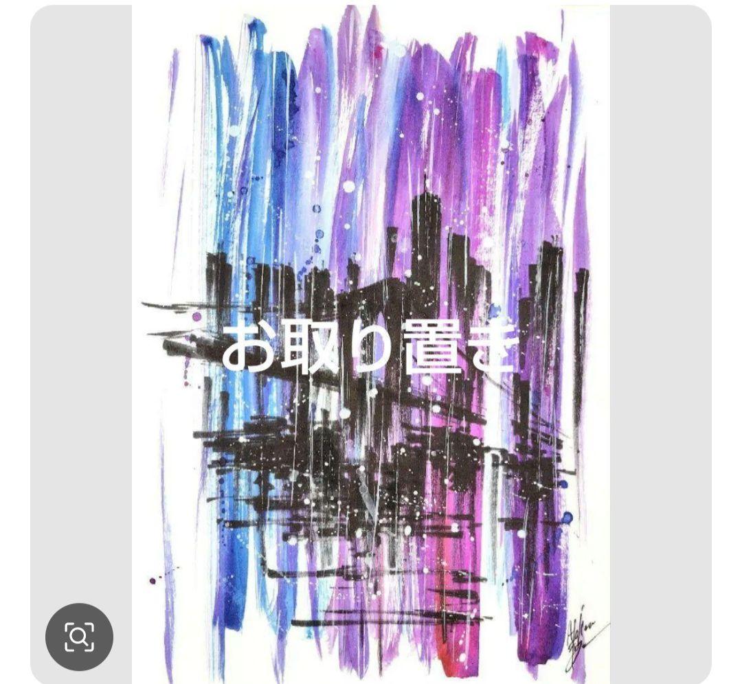 原画#3681 フィレンツェ　雨　イタリア　水彩画　風景画　ドローイング　アート