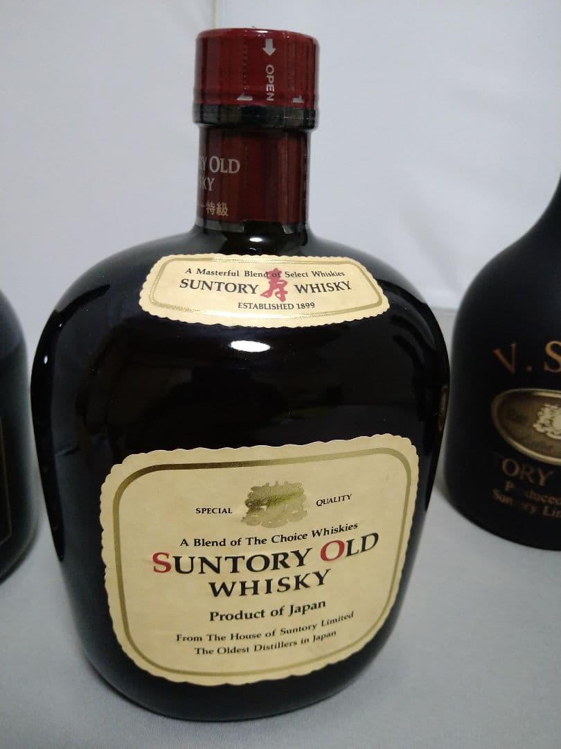 SUNTORY  OLD V.S.O.P等 ウイスキー ブランデー 4本 未開栓
