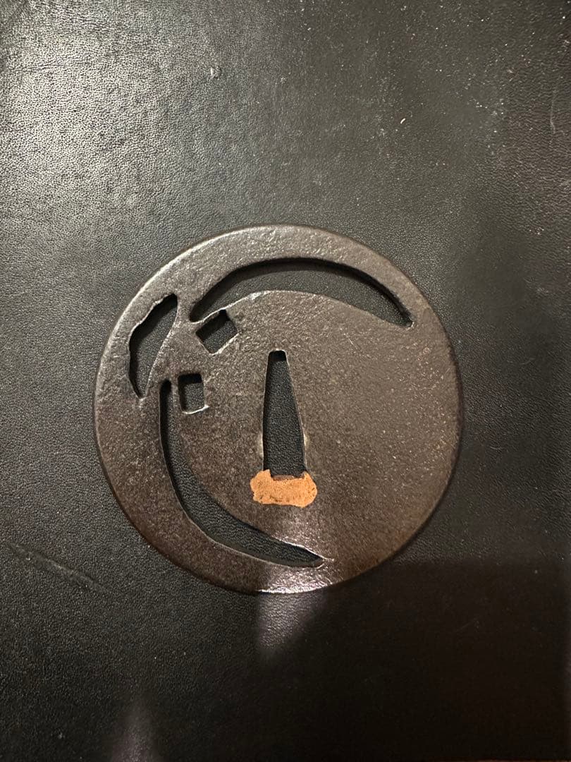 鍔　剣花菱図、謎図柄二枚