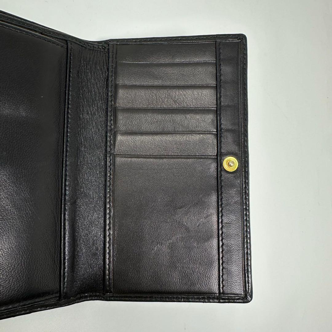 【美品】 DIOR ディオール レディディオール レザー 折り財布 w4