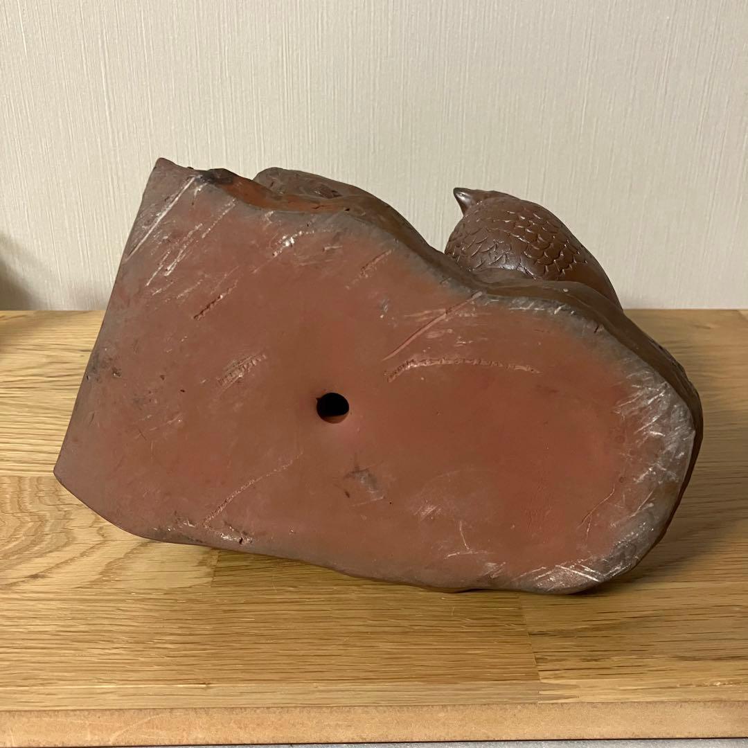 備前焼　鶏　酉　縁起物　置物