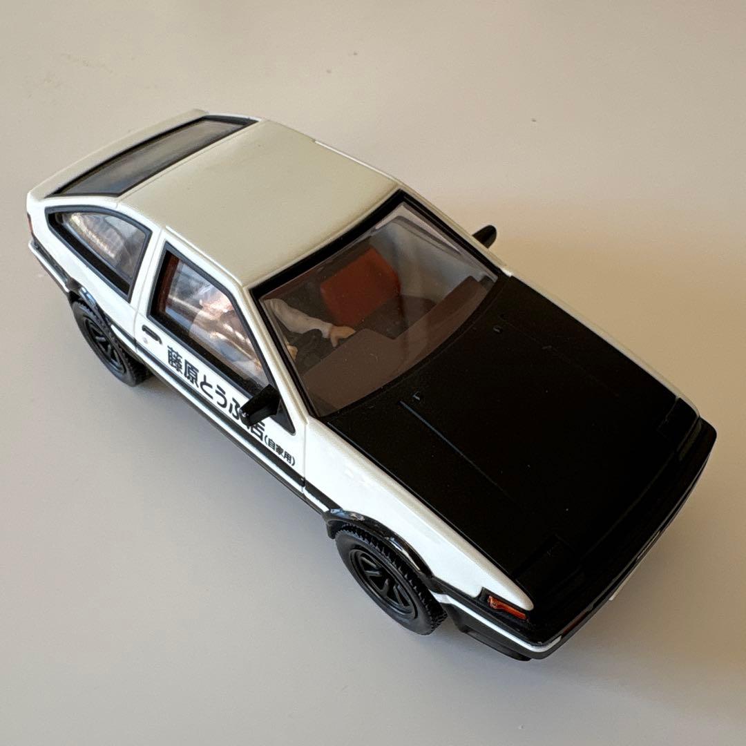 頭文字D 藤原とうふ店　プロジェクトD トヨタ AE86 ミニカー 2台セット