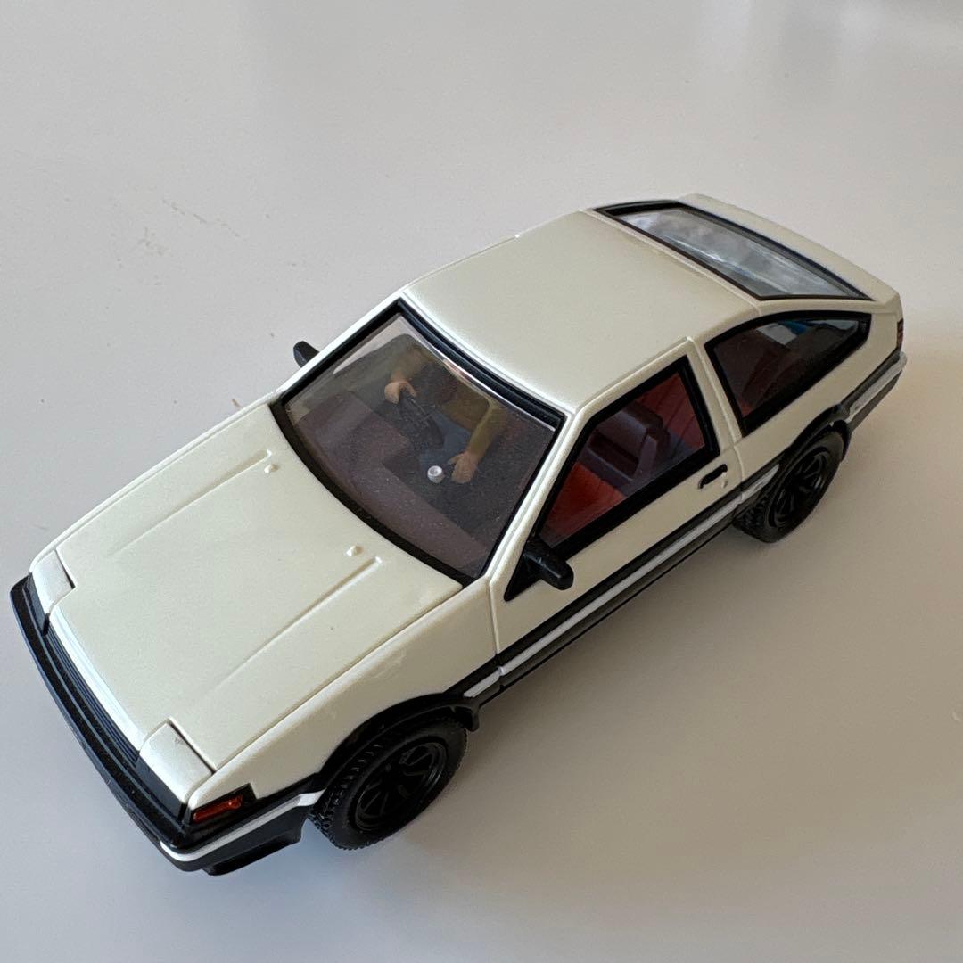 頭文字D 藤原とうふ店　プロジェクトD トヨタ AE86 ミニカー 2台セット