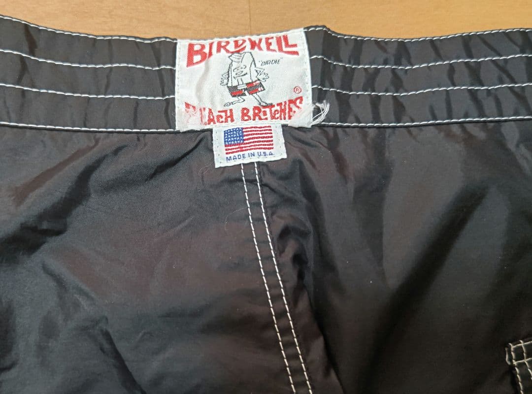 birdwell バードウェル ボードショーツ アメリカ製 ブラック