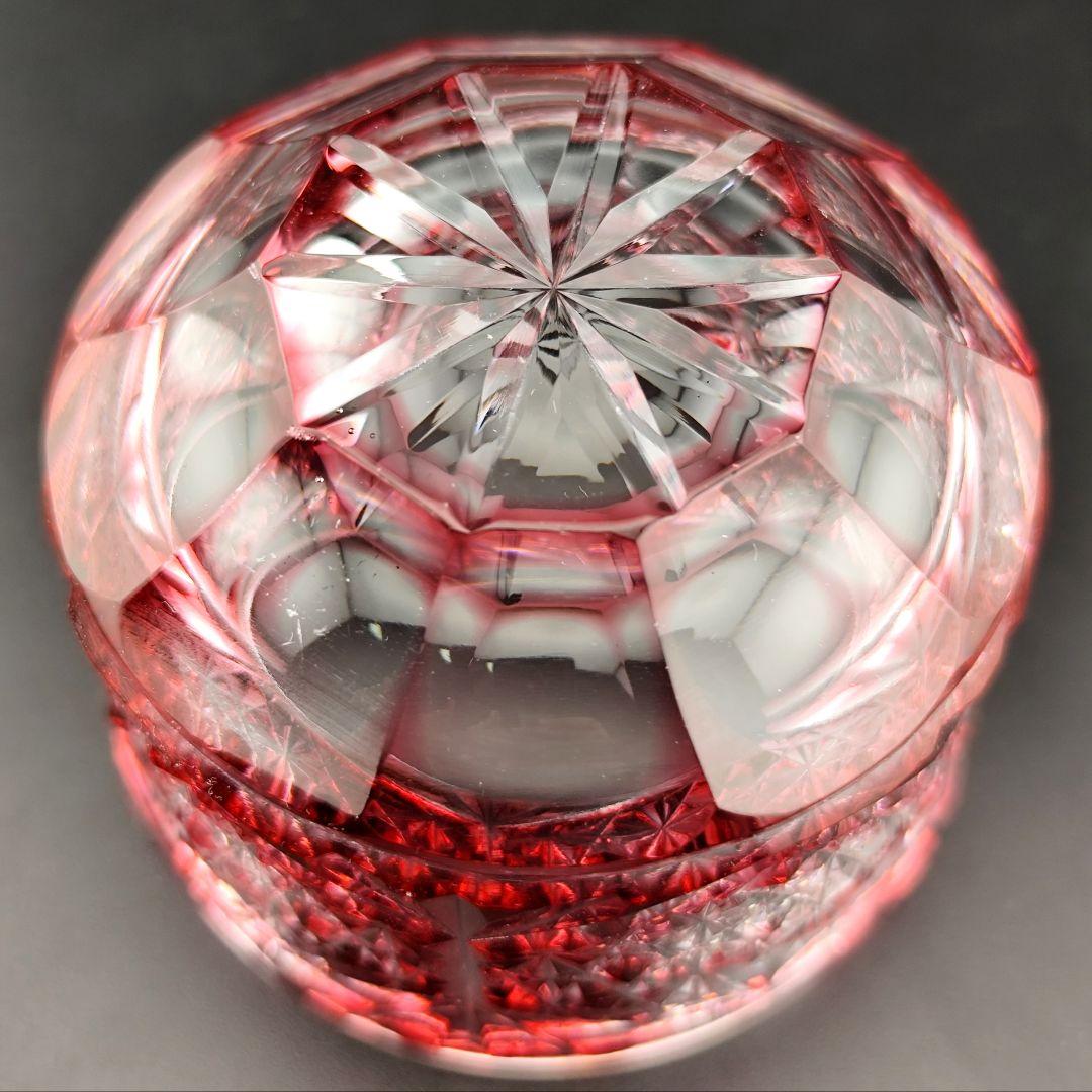 定価49500円☆薩摩切子 ぐい呑み 猪口 酒器（切子、江戸切子、薩摩切子）