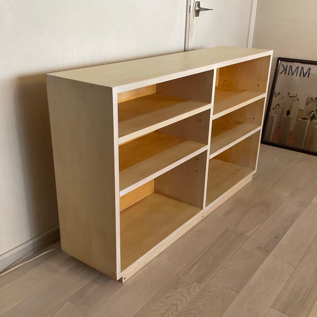 設計士の友人に作ってもらった本棚⭐︎可動棚板　W1263×H713×D305