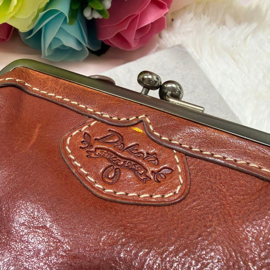 希少 レア DAKOTA ダコタ ハーヴェスト がま口 財布 本革 レザー